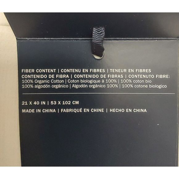 Ralph Lauren LOVAN JACQUARD 100% Organic Cotton Two King Pillowcases  PARCHMENT - Picture 8 of 8